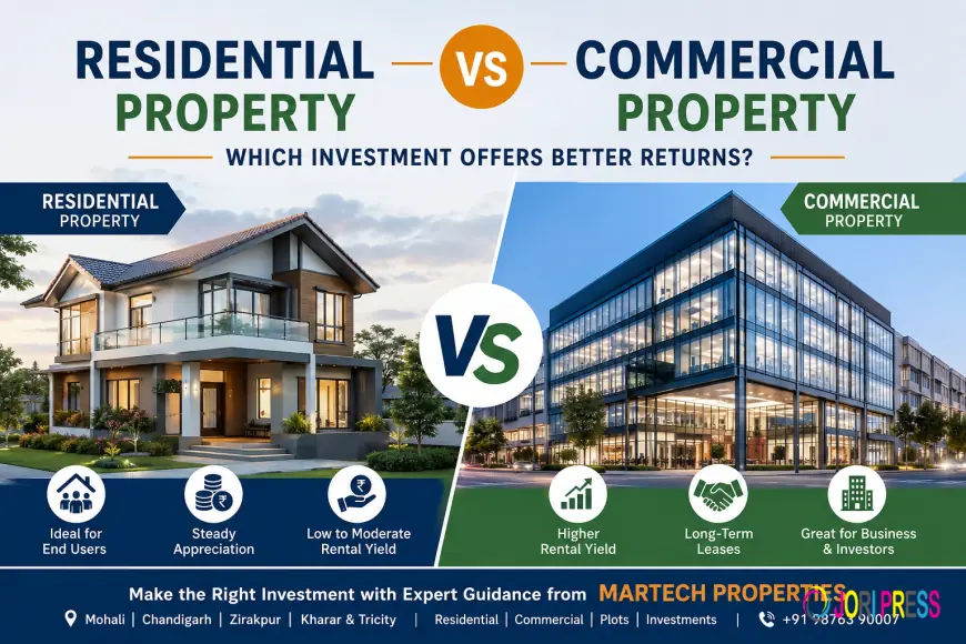 Residential vs Commercial Real Estate: Which Delivers Higher Returns?