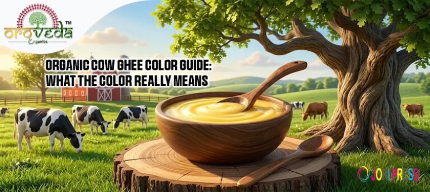 Organic Cow Ghee Color Guide: What the Color Really Means