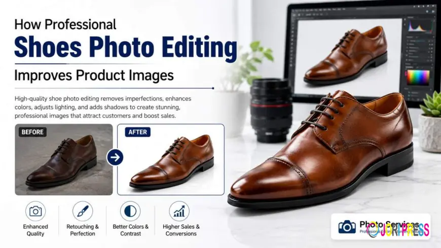 How Professional Shoes Photo Editing Improves Product Images