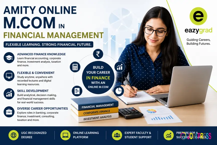 Amity Online M.com In Financial Management: A Complete Guide for Commerce Graduates