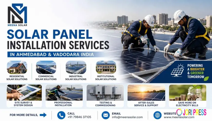 Professional Solar Panel Installation Company in Ahmedabad and Vadodara