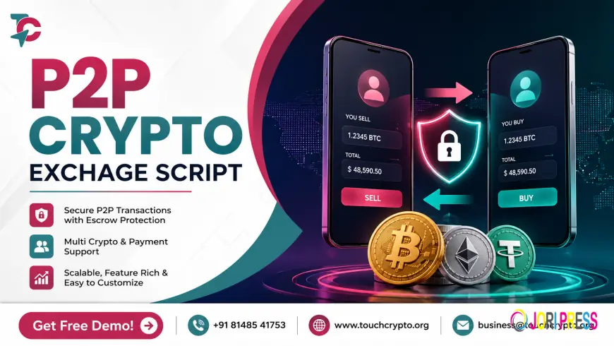 Grow Your Crypto Business with a Feature Rich P2P Crypto Exchange Script