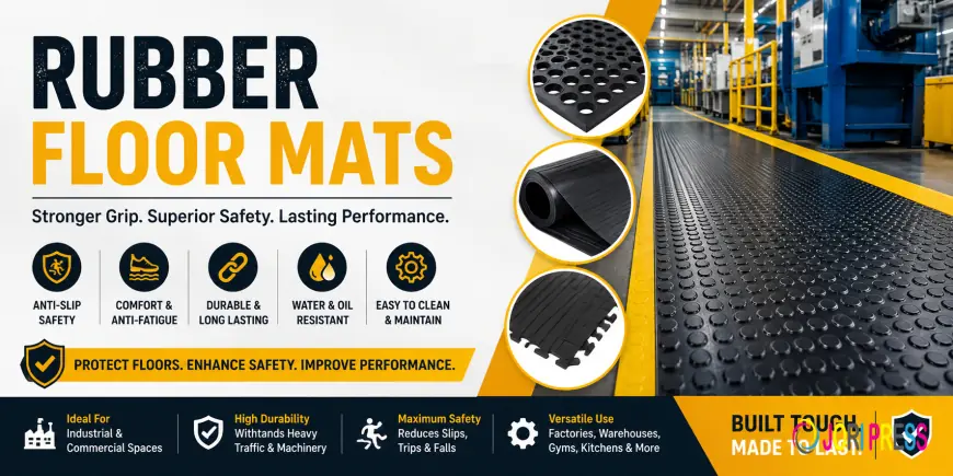 Rubber Floor Mats Explained: Types, Uses, and Key Advantages