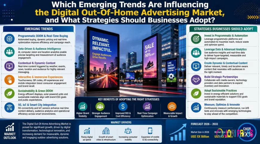 Digital Out-Of-Home Advertising Market Size, Share, Growth, Trends and Forecast
