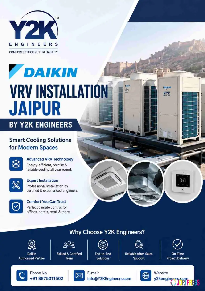 Daikin VRV Installation Jaipur | Y2K Engineers