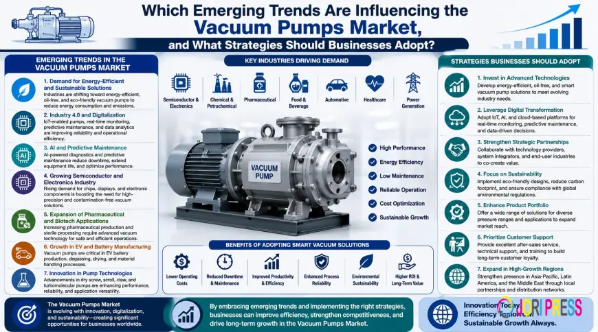 Vacuum Pumps Market Size, Share, Growth, Trends and Forecast