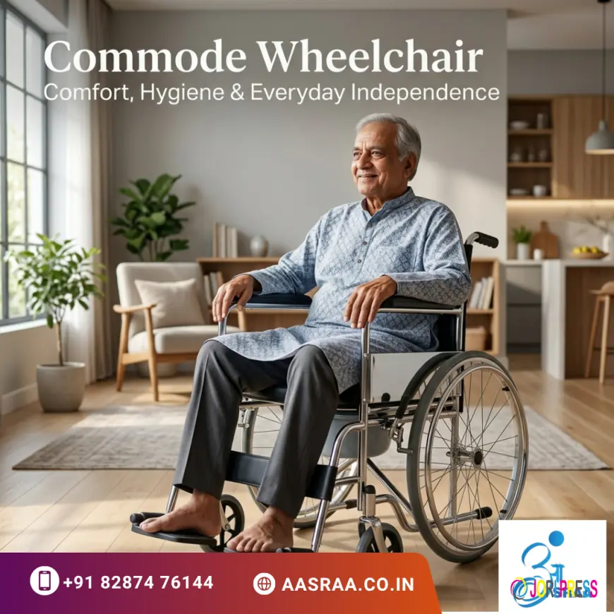 Commode Wheelchair: A Practical Solution for Comfort, Hygiene, and Everyday Mobility
