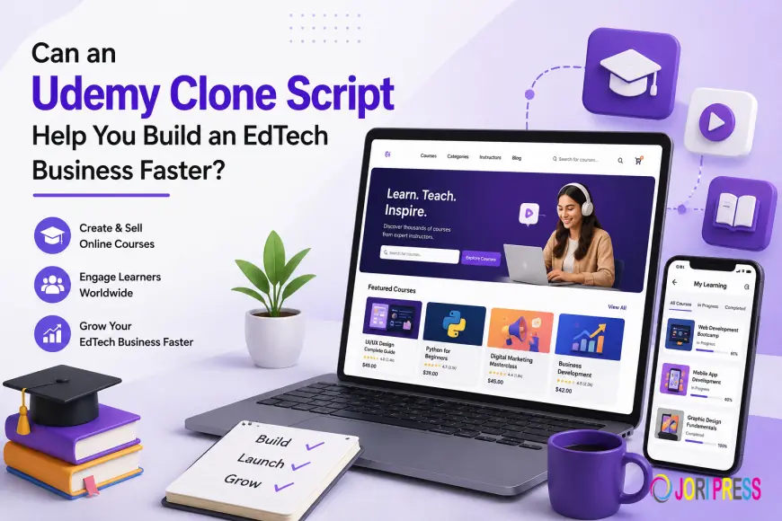 Can an Udemy Clone Script Help You Build an EdTech Business Faster?