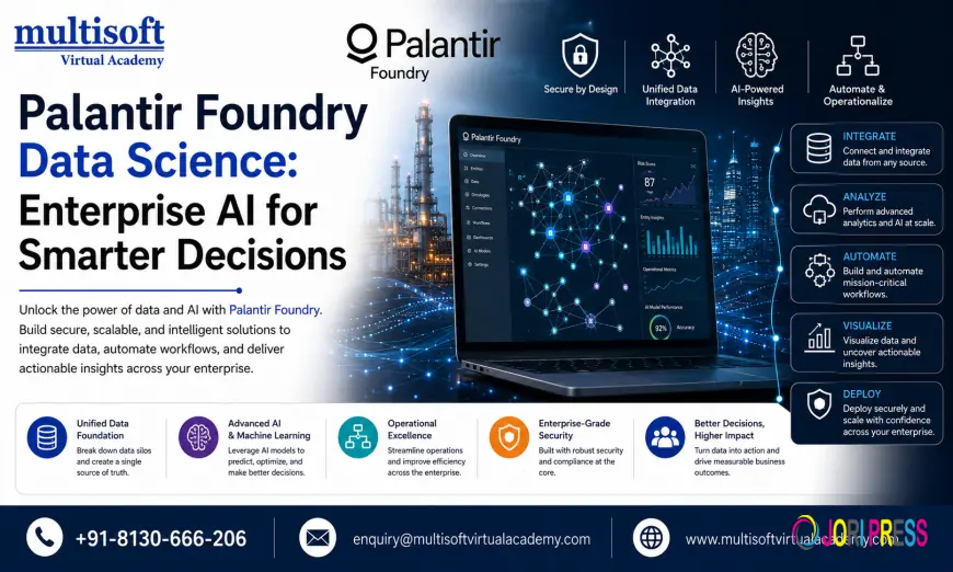 Palantir Foundry Data Science: Enterprise AI for Smarter Decisions