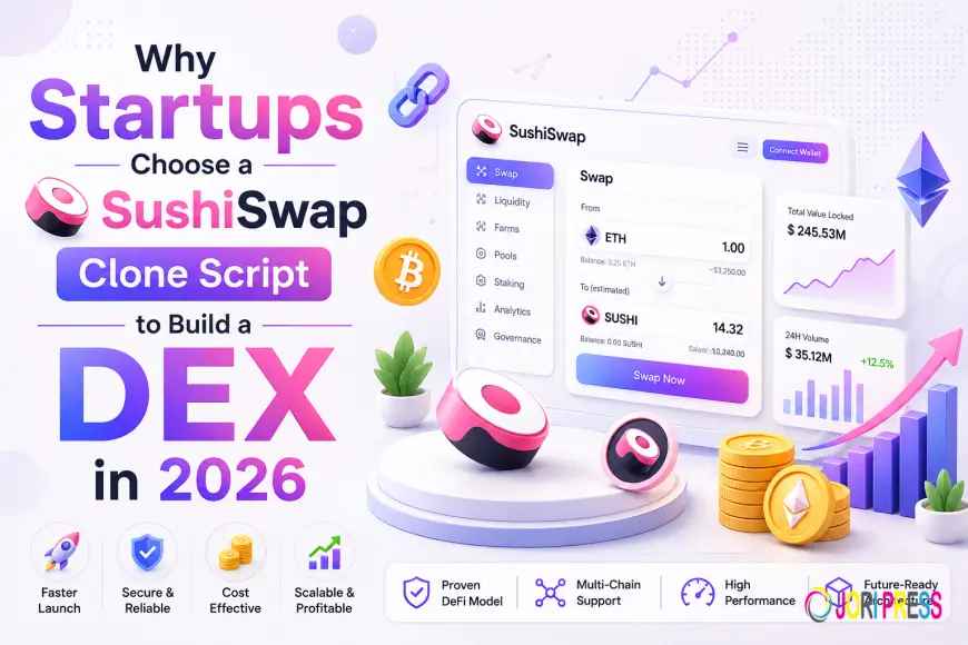 SushiSwap Clone Script – Build Your Own DeFi Exchange with Advanced Trading Features