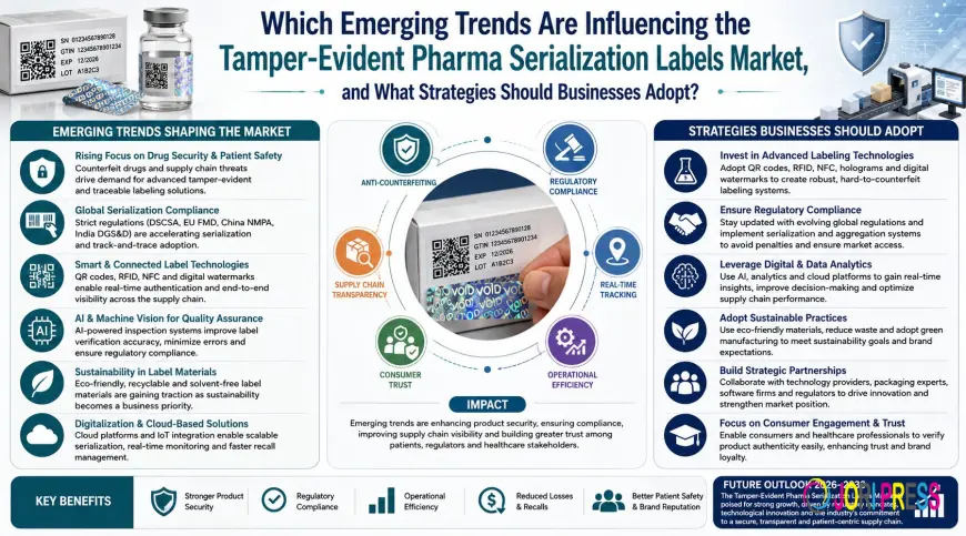 Tamper-Evident Pharma Serialization Labels Market Trends, Growth & Industry Outlook