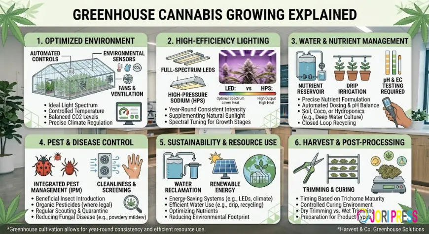 Greenhouse Cannabis Growing Explained