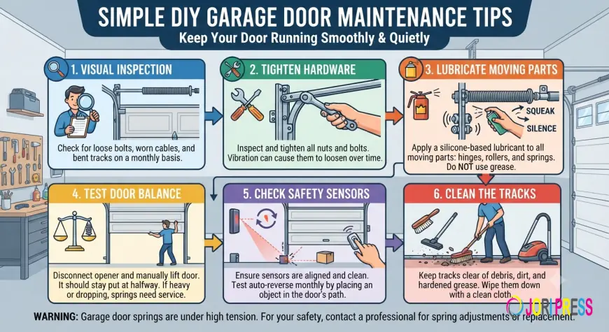 Simple DIY Garage Door Maintenance Tips
