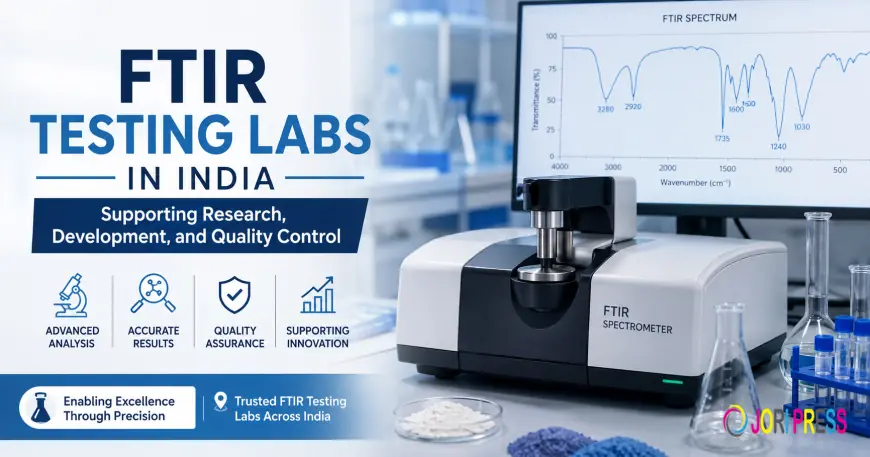 FTIR Testing Labs in India: Supporting Research, Development, and Quality Control