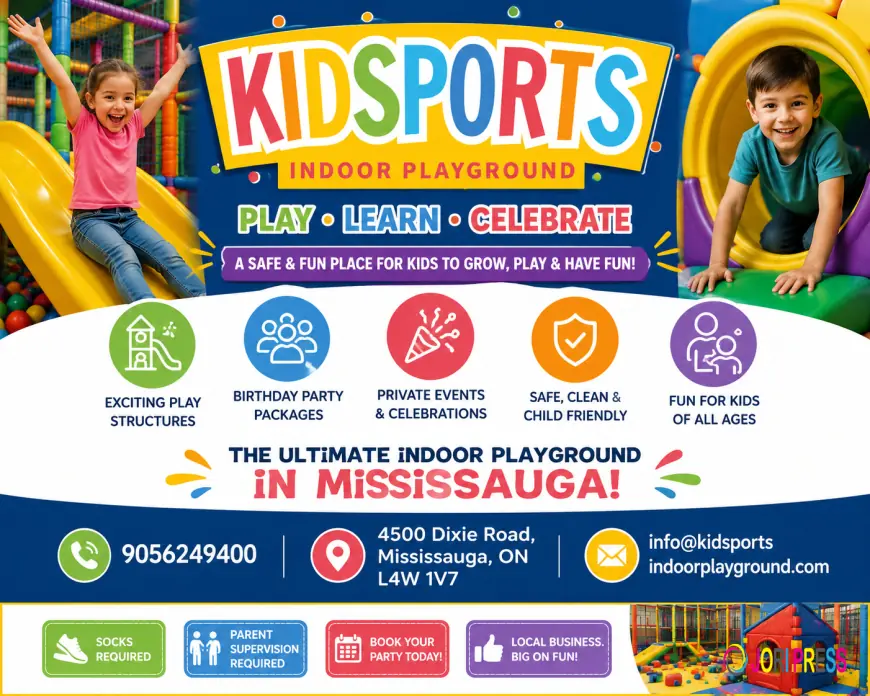 Indoor Play in Mississauga: A Safe and Exciting Experience for Every Child