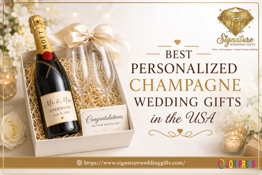Best Personalized Champagne Wedding Gifts in the USA: Luxury Gift Ideas Couples Will Treasure Forever