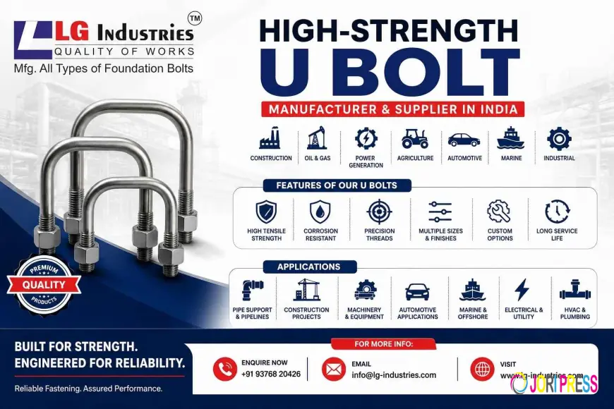 High-Strength U Bolt Manufacturer and Supplier in India
