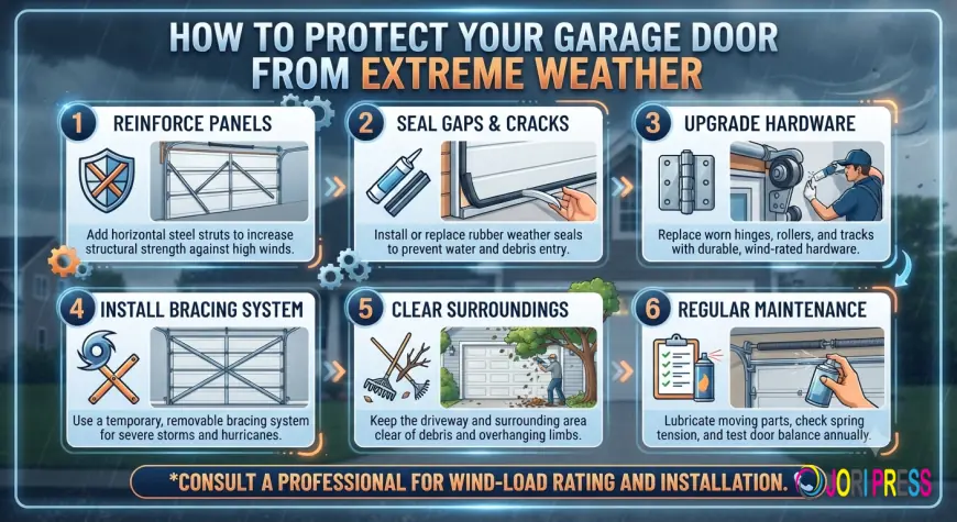 How to Protect Your Garage Door From Extreme Weather