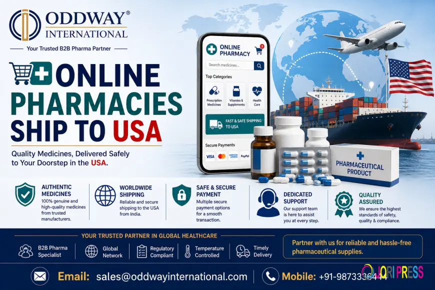 Indian Pharmacy to USA Shipping Process - Oddway