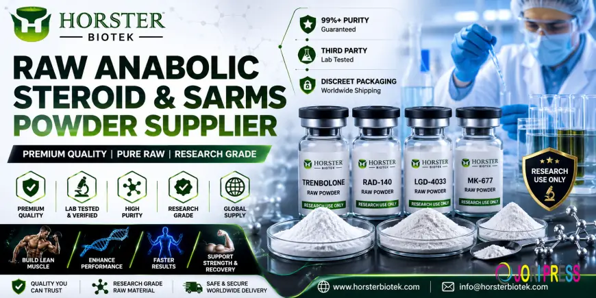 Raw Anabolic Steroid SARMS Powder Supplier for Research & Pharmaceutical Manufacturing