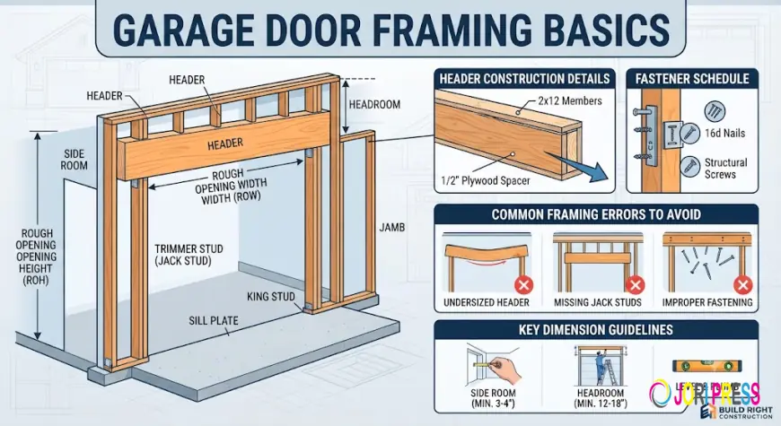 Garage Door Framing Basics
