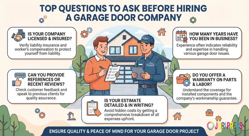 Top Questions to Ask Before Hiring a Garage Door Company