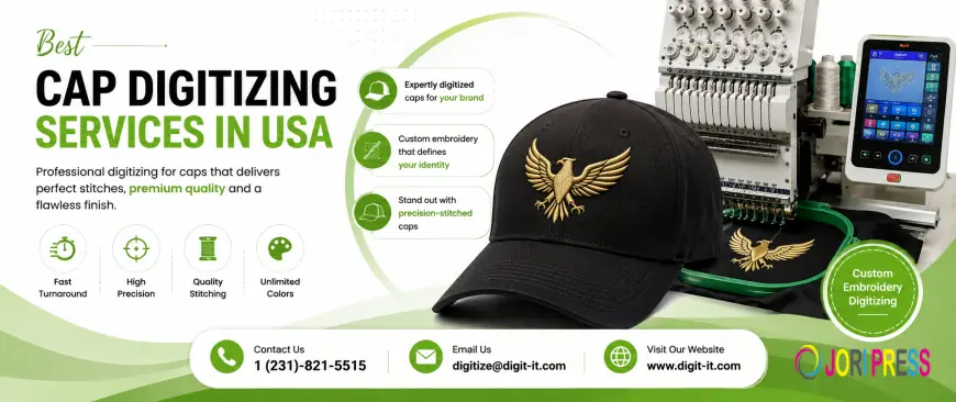 Cap Logo Stitch File Creation | Expert 3D Puff Solutions
