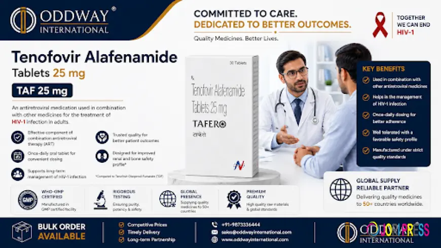 Tenofovir Alafenamide 25 mg Price for USA Buyers - Oddway