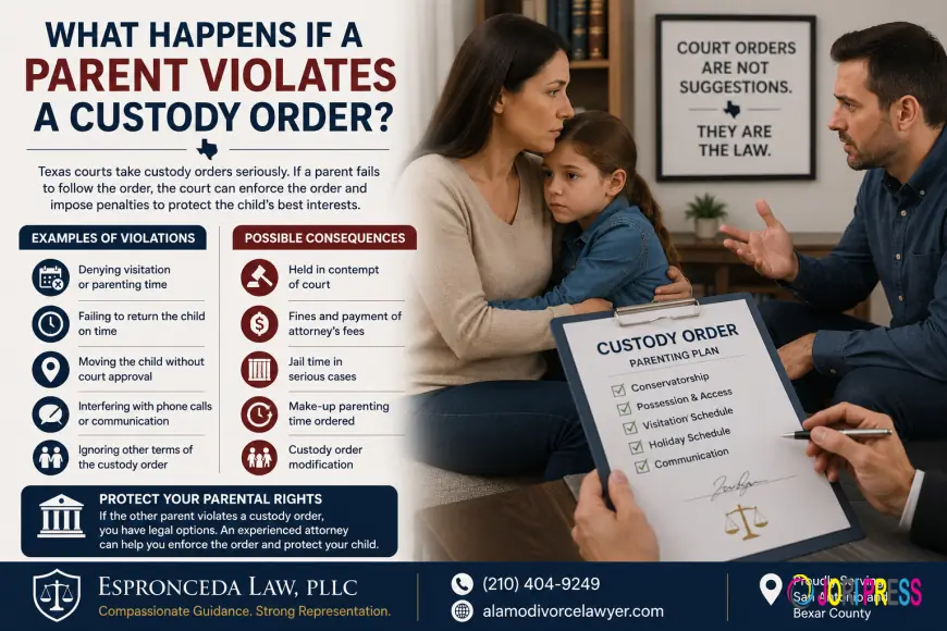 What Happens If a Parent Violates a Custody Order?