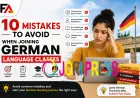 10 Mistakes to Avoid When Joining German Language Classes