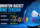 Badminton Racket String Tension: Which LBS Is Right for You?