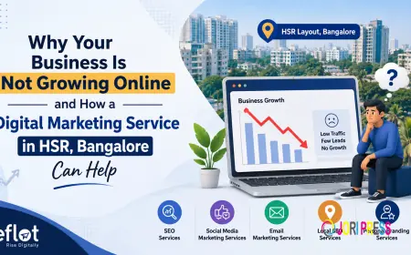 Why Your Business Is Not Growing Online and How a Digital Marketing Service in HSR, Bangalore Can Help