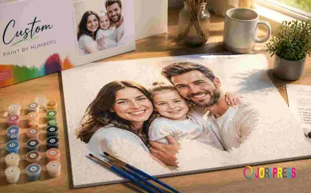 Custom Paint by Numbers Kit – Turn Your Favorite Memories into Beautiful Artwork