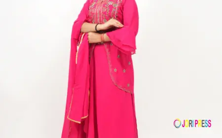 Premium Georgette Hand Embroidery Party Wear Set Online