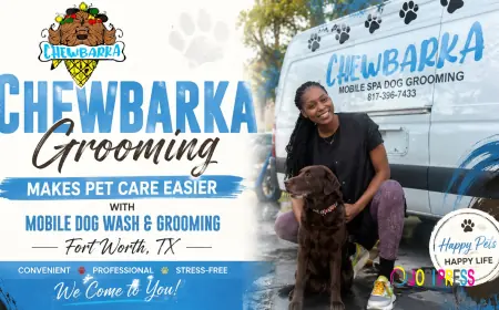 Chewbarka Grooming Makes Pet Care Easier with Mobile Dog Wash & Grooming Fort Worth, TX