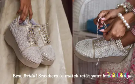 Best Bridal Sneakers to Match With Your Bridal Lehenga