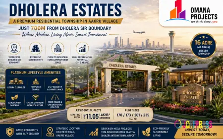 Dholera Estates in Aakru Village: A Premier Gated Township Near India’s First Smart City