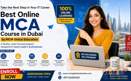 Build Your Future with the Best Online MCA Course in Dubai!