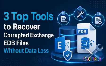 3 Top Tools to Recover Corrupted Exchange EDB Files Without Data Loss