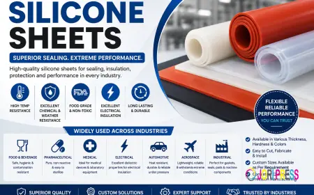 High Temperature Silicone Sheets for Industrial Sealing