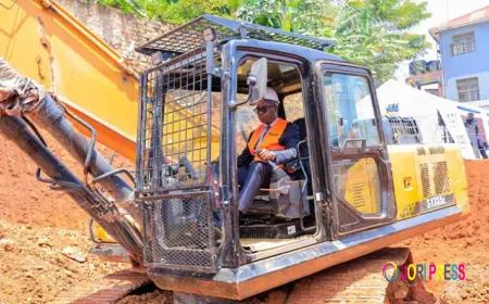 Finance Minister Musasizi Presides Over Groundbreaking Of New UBOS Statistics House In Entebbe