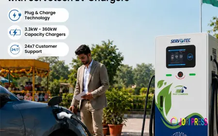 Power Your Long Drives with Servotech EV Chargers