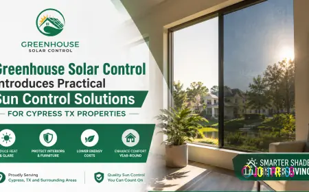 Greenhouse Solar Control Introduces Practical Sun Control Solutions for Cypress TX Properties