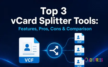 Top 3 vCard Splitter Tools: Features, Pros, Cons & Comparison