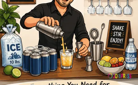 Home Bar Essentials: Everything You Need for the Perfect Setup