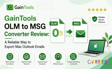 GainTools OLM to MSG Converter Review: A Reliable Way to Export Mac Outlook Emails