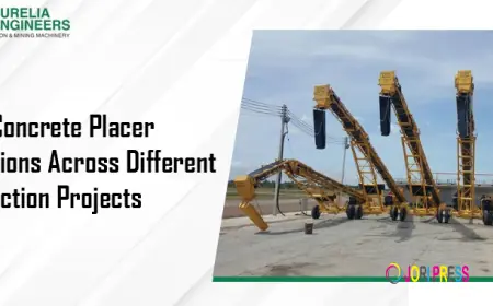 Mobile Concrete Placer Applications Across Different Construction Projects