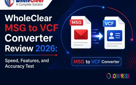 WholeClear MSG to VCF Converter Review 2026: Speed, Features, and Accuracy Test