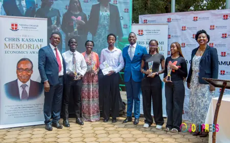 Vienna College Namugongo celebrates academic excellence with Chris Kassami Memorial Economics Awards
