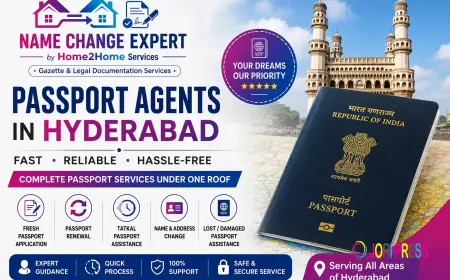 Passport Agents in Hyderabad – Trusted Passport Assistance with Name Change Expert